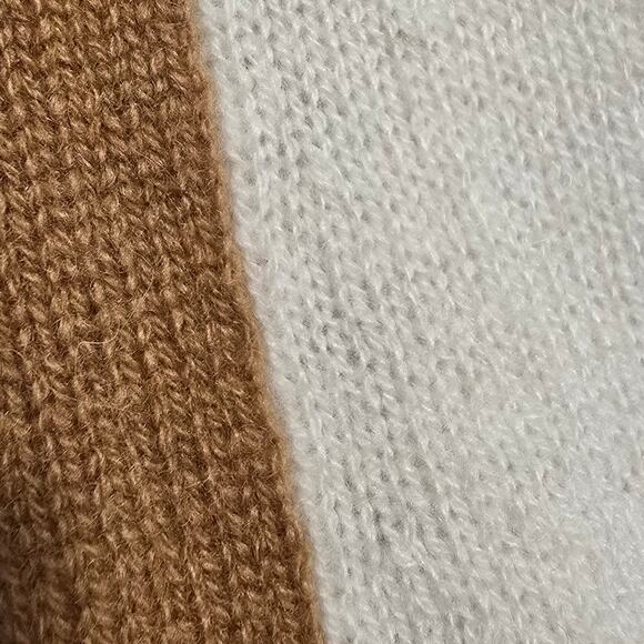 Magaschoni Cashmere Two Tone Open Draped Cardigan Sweater - Picture 5 of 11